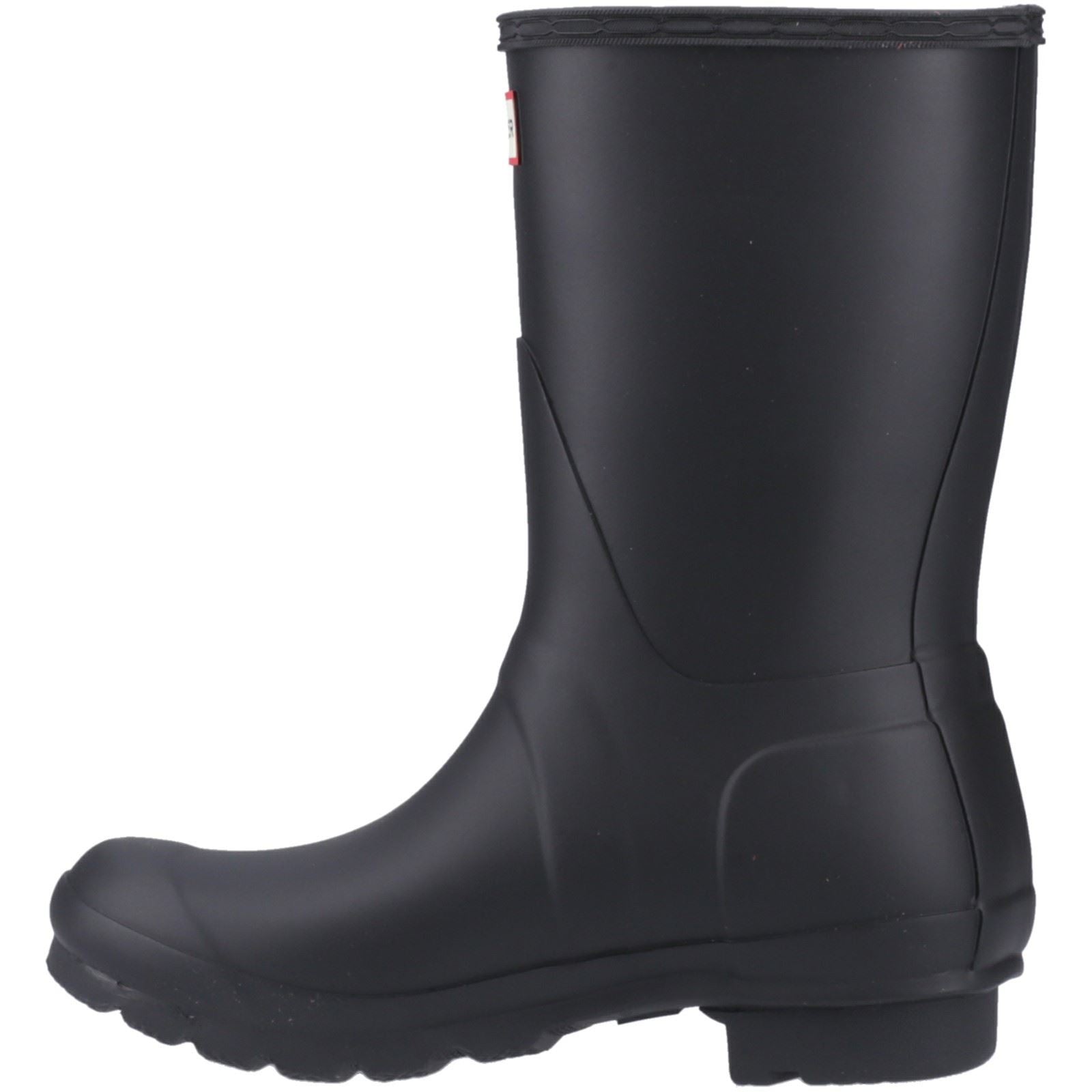 Hunter Original Short Tartan Lining Gummistiefel Für Damen In Schwarz