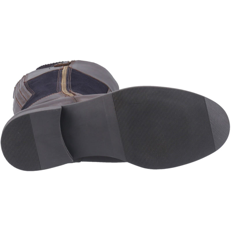 Cotswold Buscot Damenstiefel aus Leder in Braun/Navy