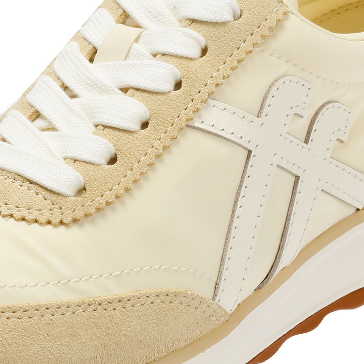 FitFlop X Pantone Retro-Q Wildleder Damen Gelbe Sneaker
