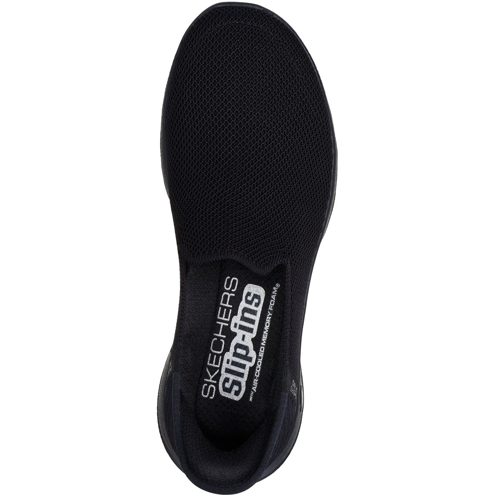 Skechers GO WALK Joy Vela Damen Sneaker In Schwarz Aus Textil
