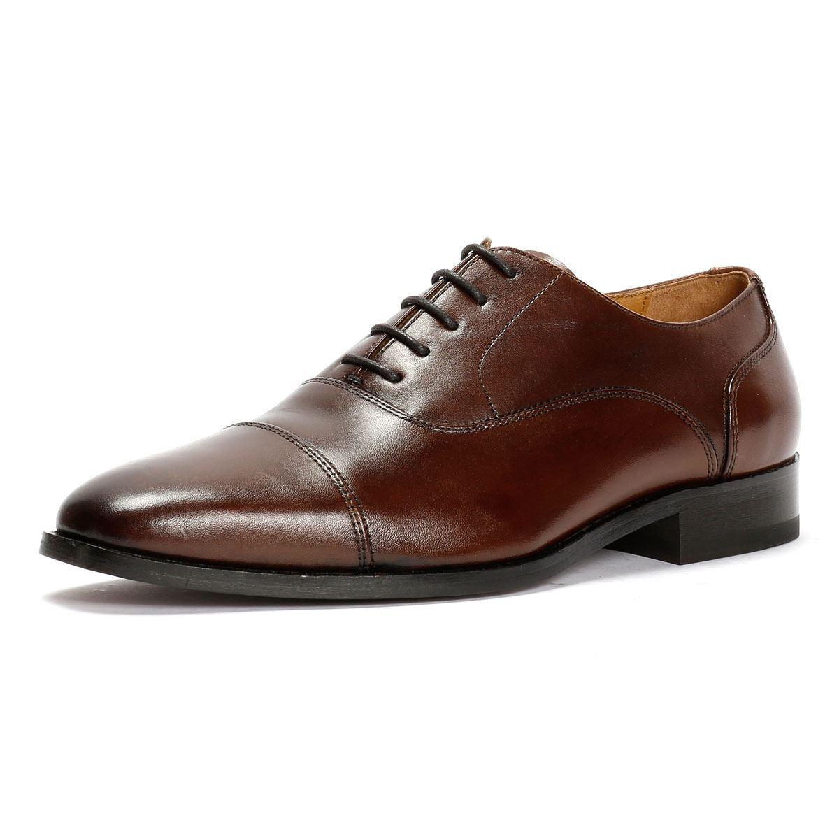 Chapman & Moore Toe Cap Oxford Herren Leder Braune Schnürschuhe