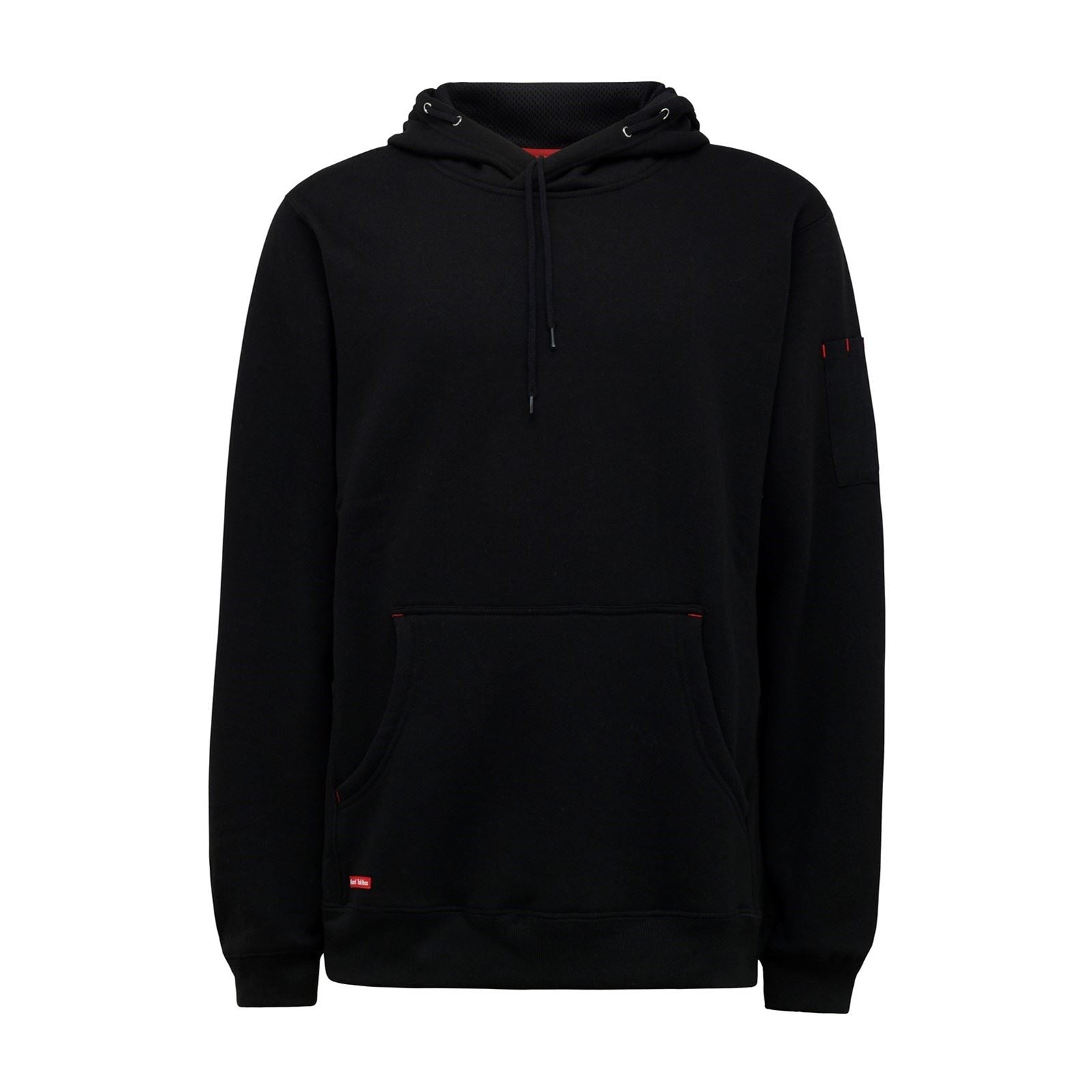 Hard Yakka Brushed Fleece Polyester Herren Schwarz Kapuzenpullover