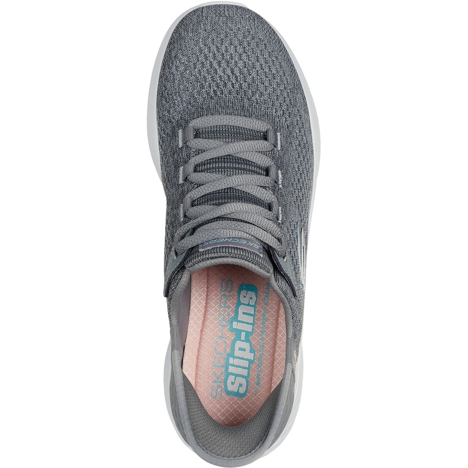 Skechers Skech-Lite Pro Natural Textile Damen Sneaker In Grau/Multi