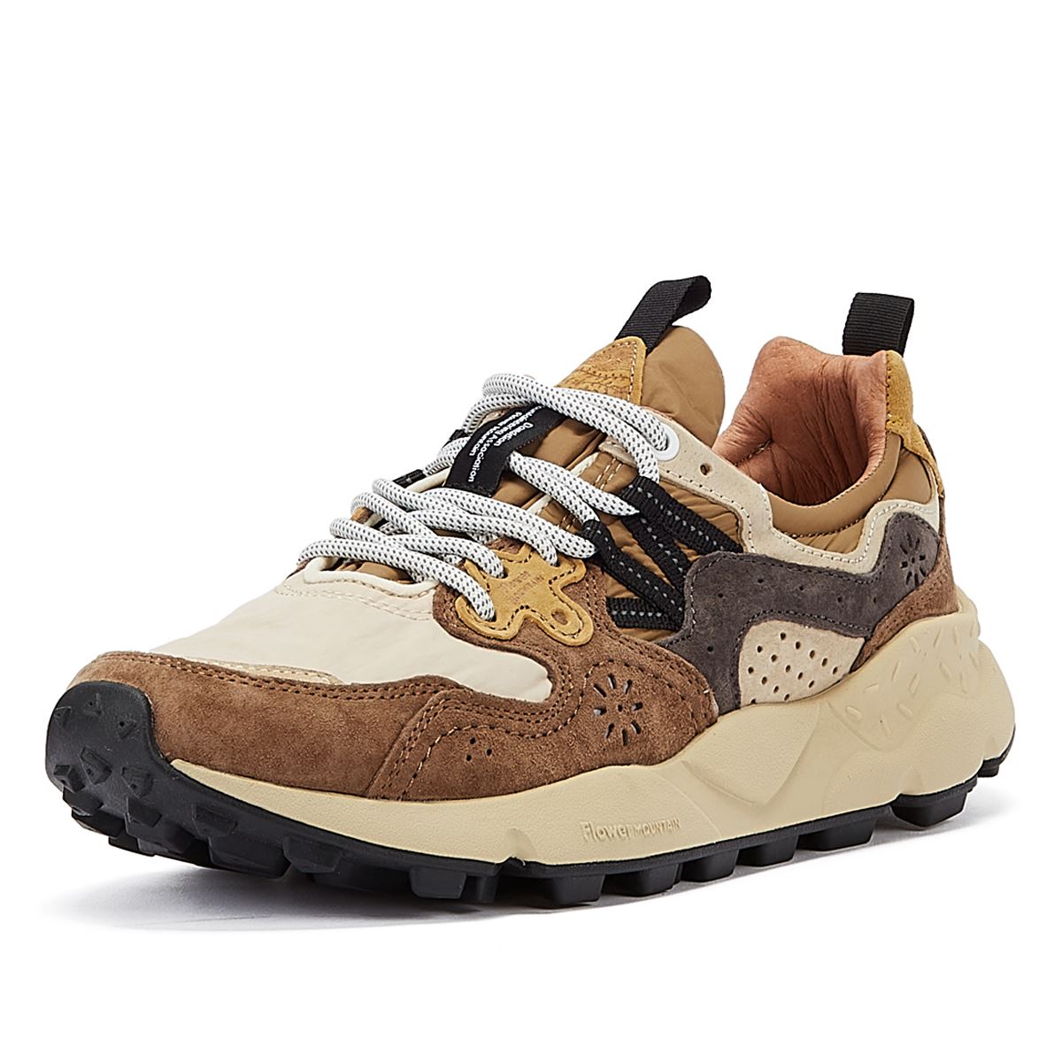 Flower Mountain Yamano 3 Wildleder/Nylon Herren Braune Turnschuhe