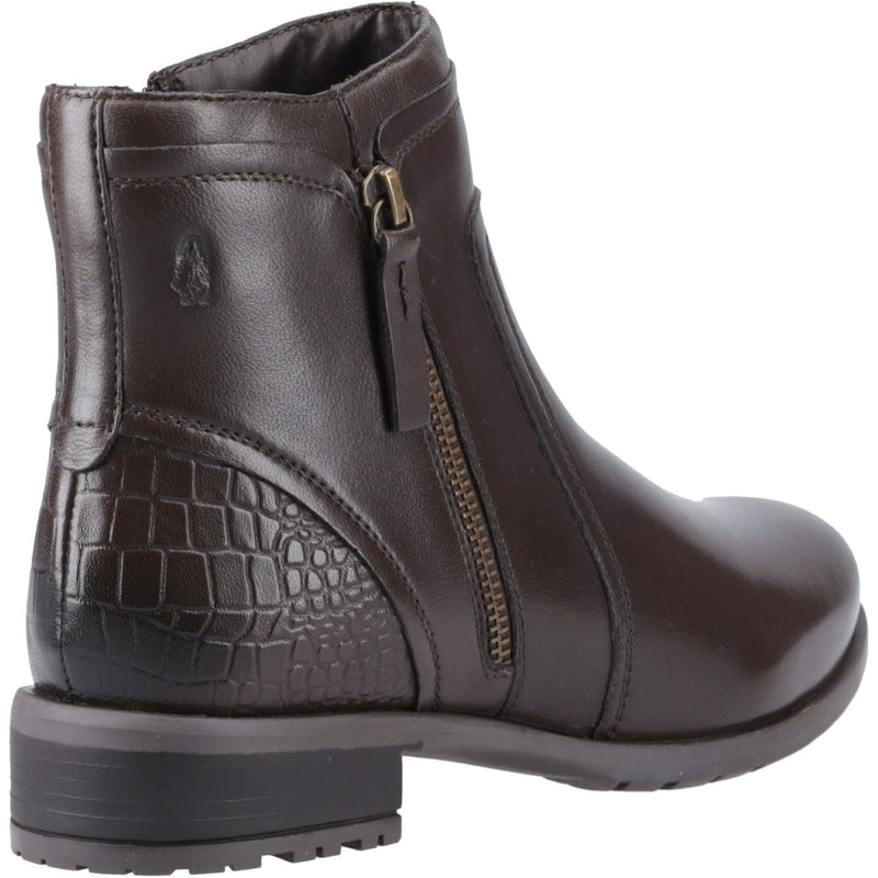 Hush Puppies Scarlett Damenstiefel aus Braunem Leder