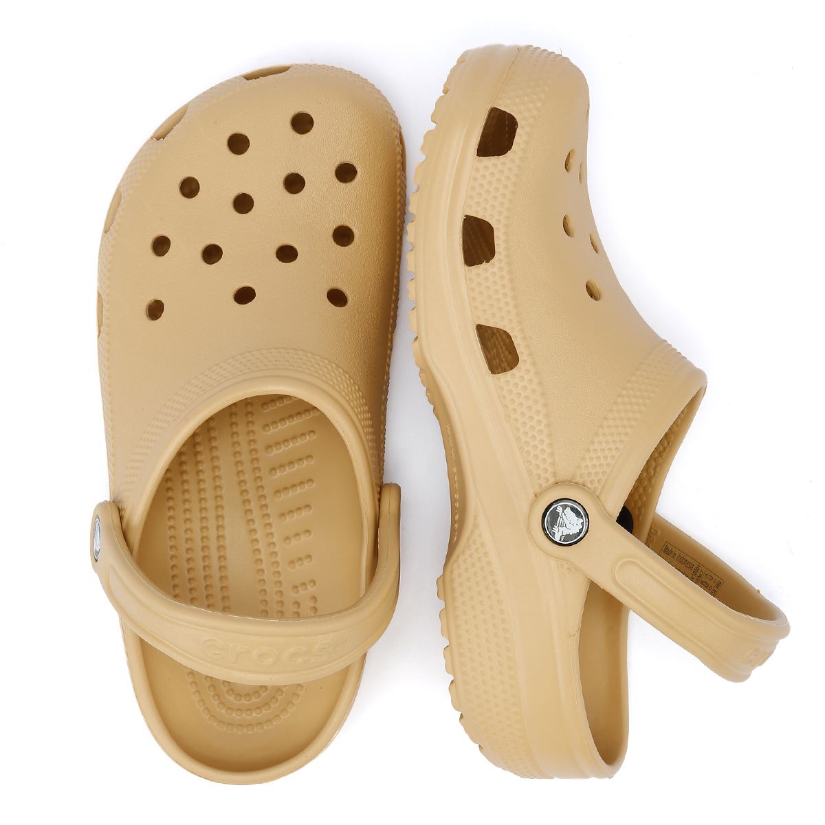 Crocs Classic Damen Weizen Clogs