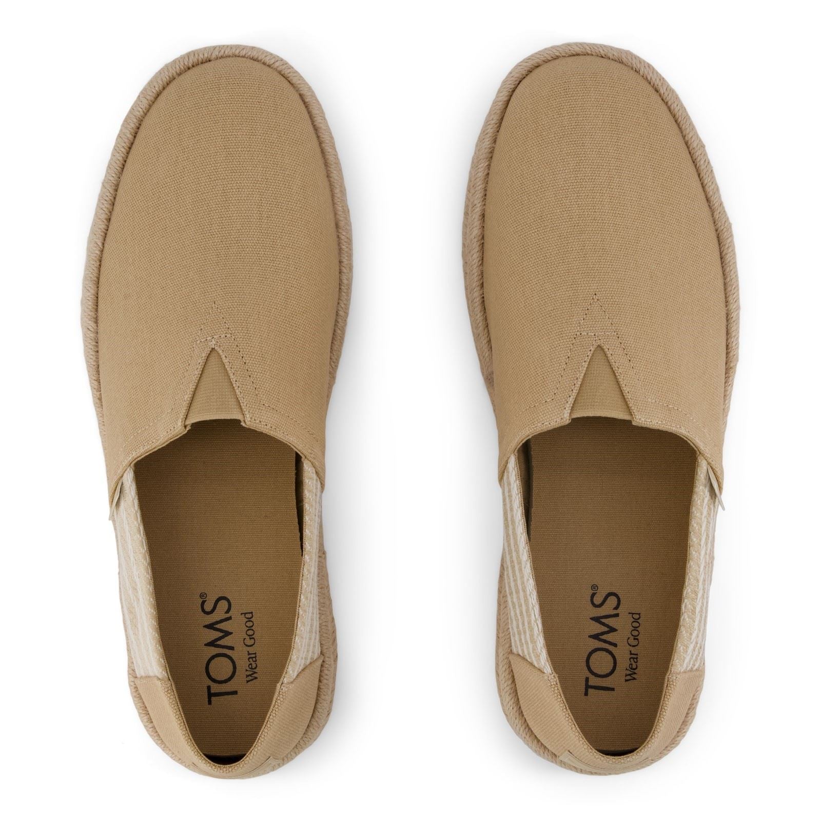 TOMS Alpargata Rope 2.0 Shoe Baumwoll Oatmeal Espadrilles Für Herren