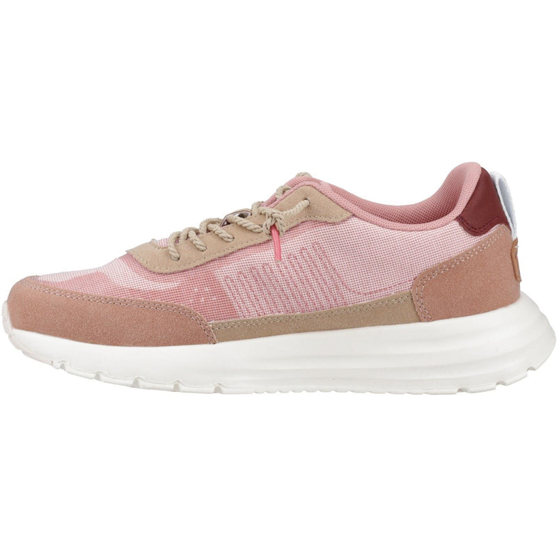HEYDUDE Sirocco Alta Boho Polyester Mischung Damen Sneaker In Rosépink