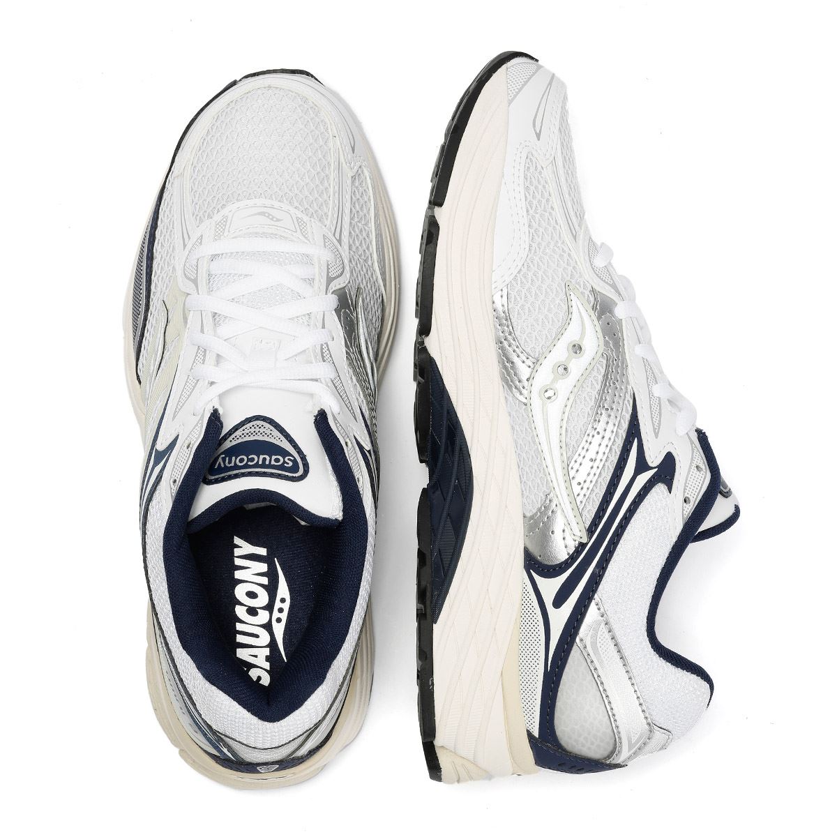 Saucony ProGrid Omni 9 Weiße Sneakers
