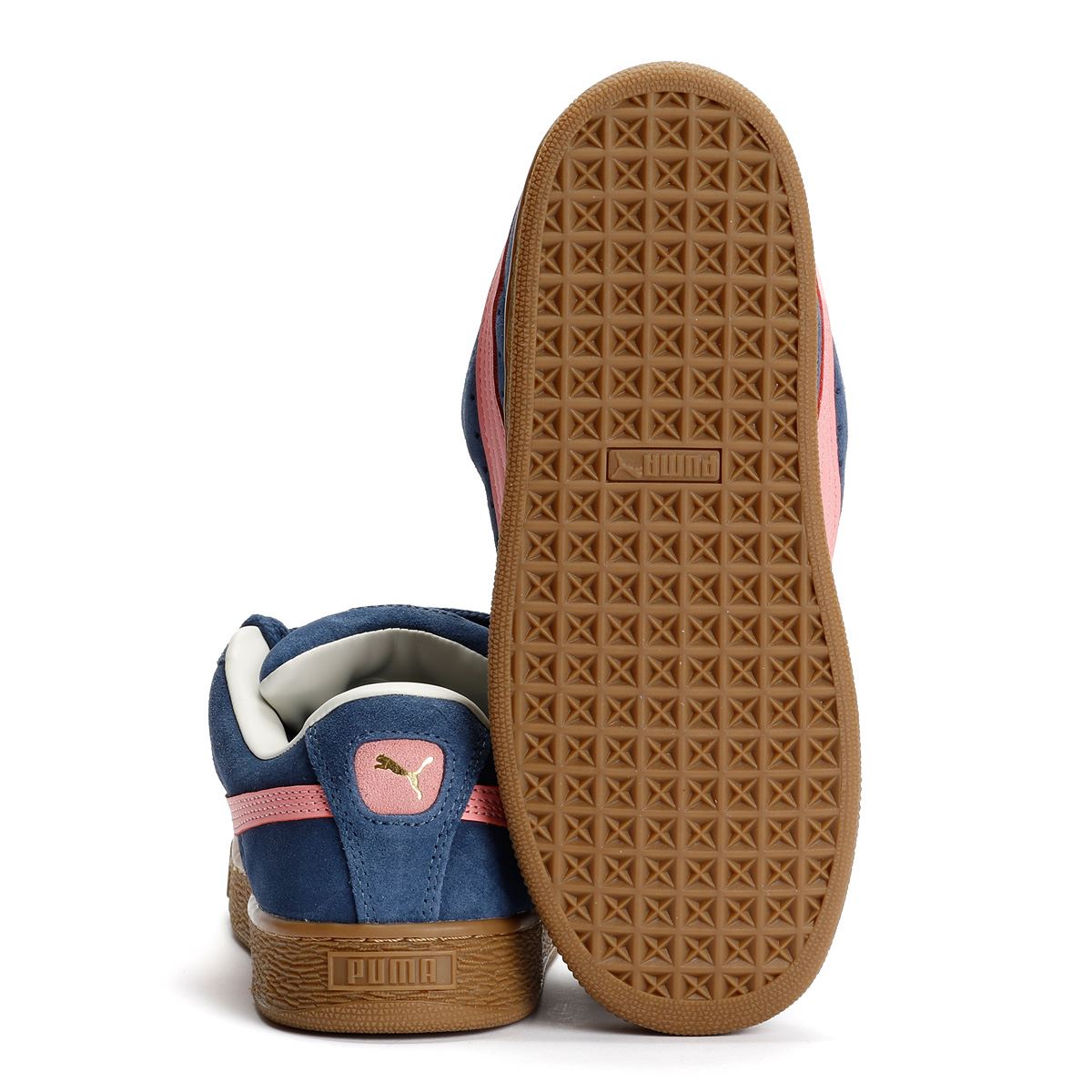 Puma Suede XL Wildlederblaue Turnschuhe
