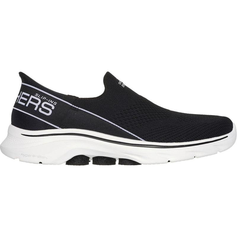 Skechers GO WALK 7 - Mia Textile Damen-Sneaker In Schwarz/Weiß