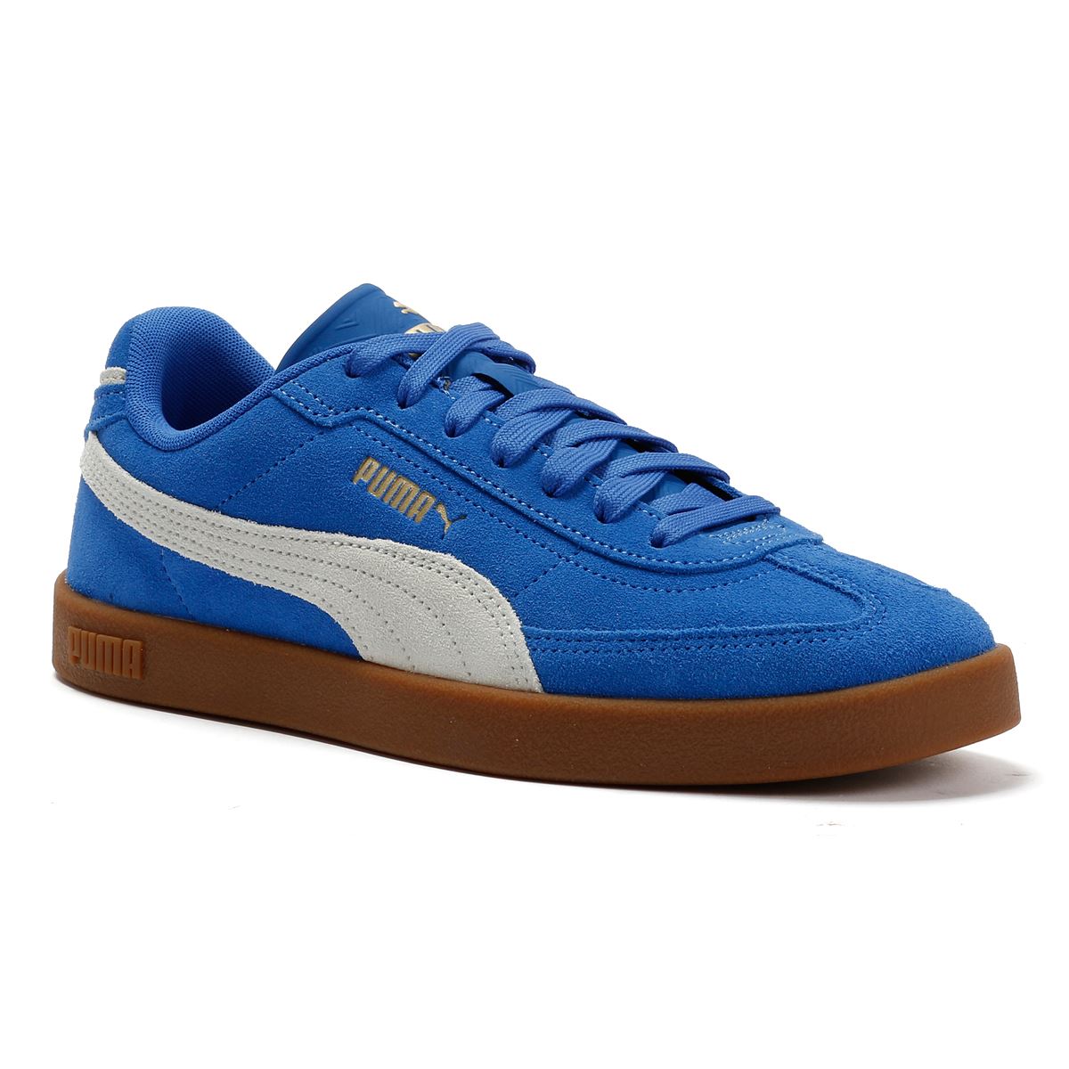 Puma Club II Era Wildlederblaue Sneakers
