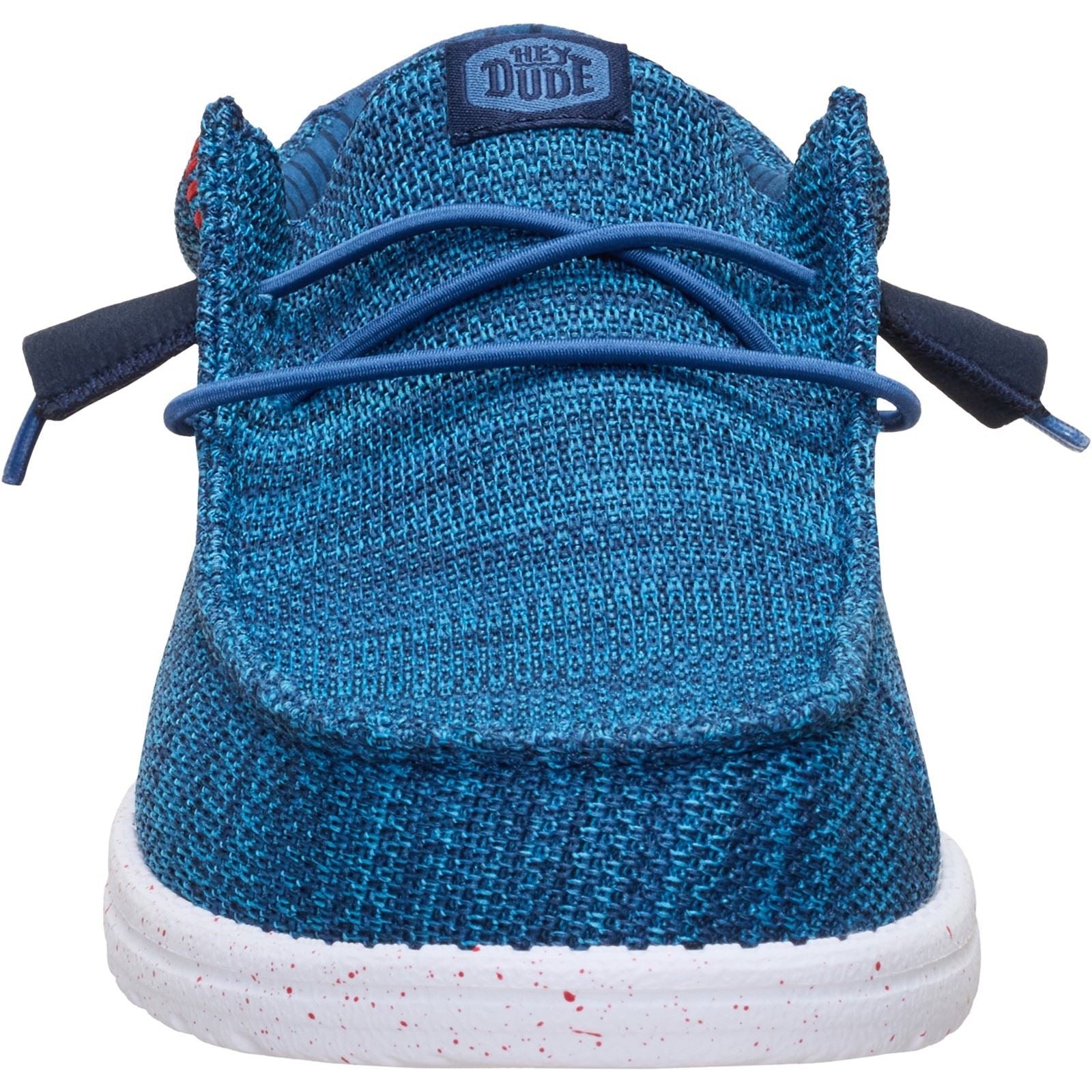 HEYDUDE Wally Stretch Sox Polyester Herren Ensign Blau/Mehrfarbig Schuhe