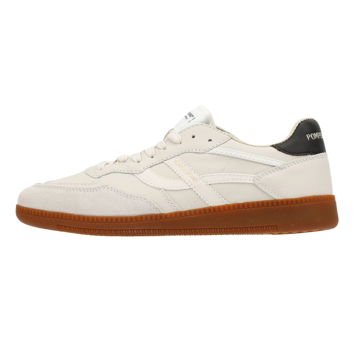 Pompeii Elan Sala Leder Herren Weiße Sneakers