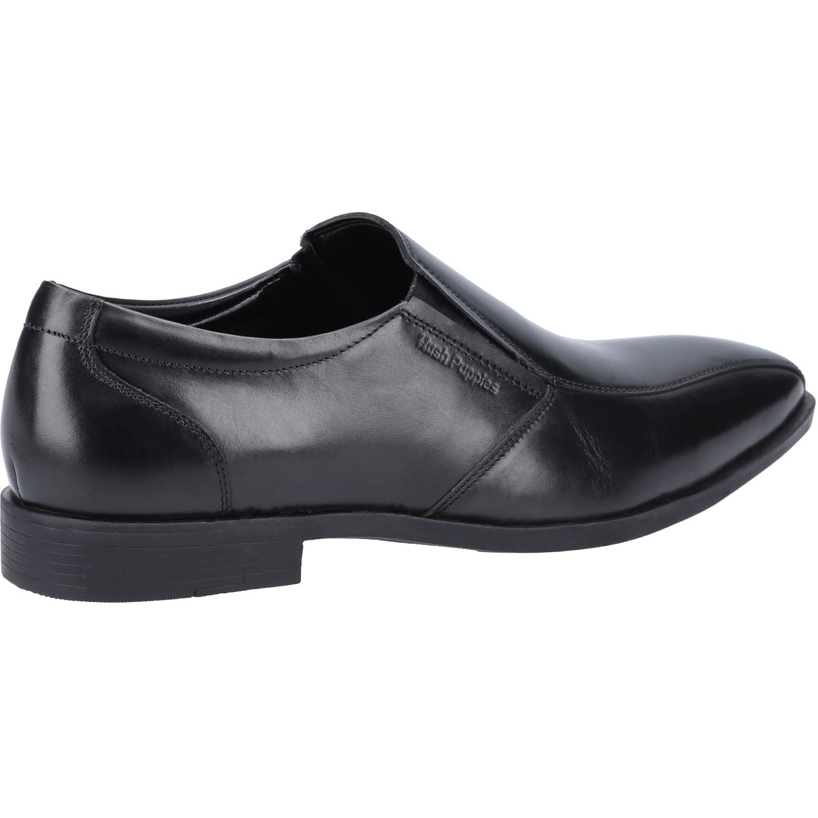 Hush Puppies Ellis Leder-Herrenschuhe Zum Hineinschlüpfen In Schwarz