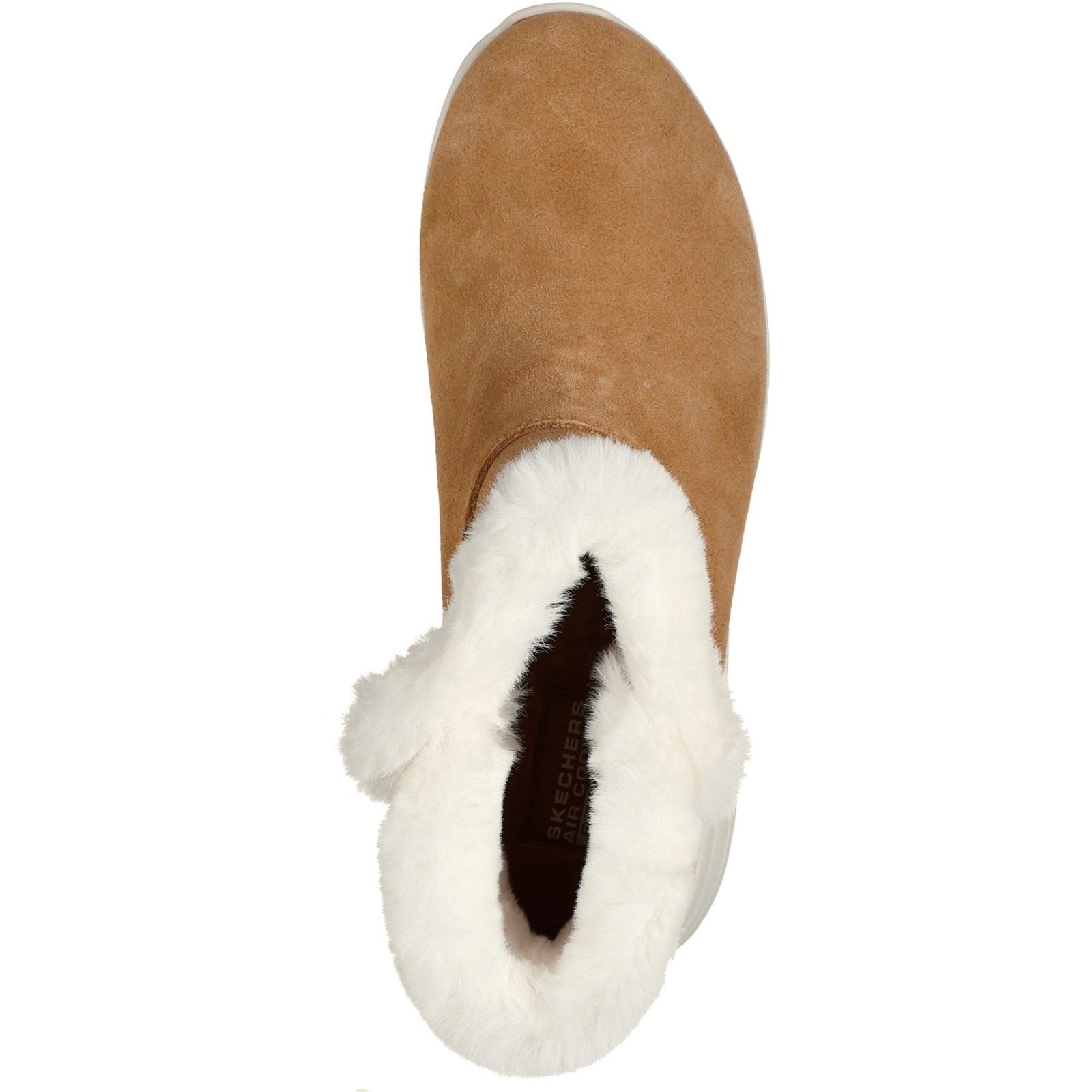 Skechers On-the-GO Stellar - Cozy Step Unterwegs Stellar - Gemütliche Schrittlederdamenstiefel In Kastanienbraun