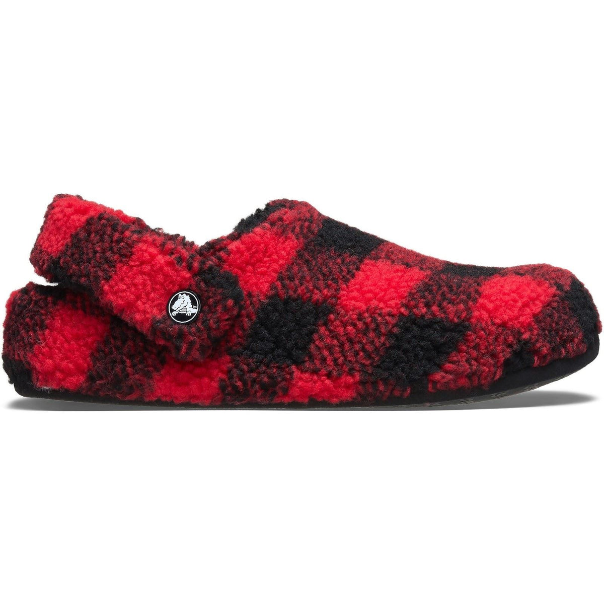Crocs Classic Cozzzy Polyester Herren Varsity Rot/Schwarze Farbe Hausschuhe