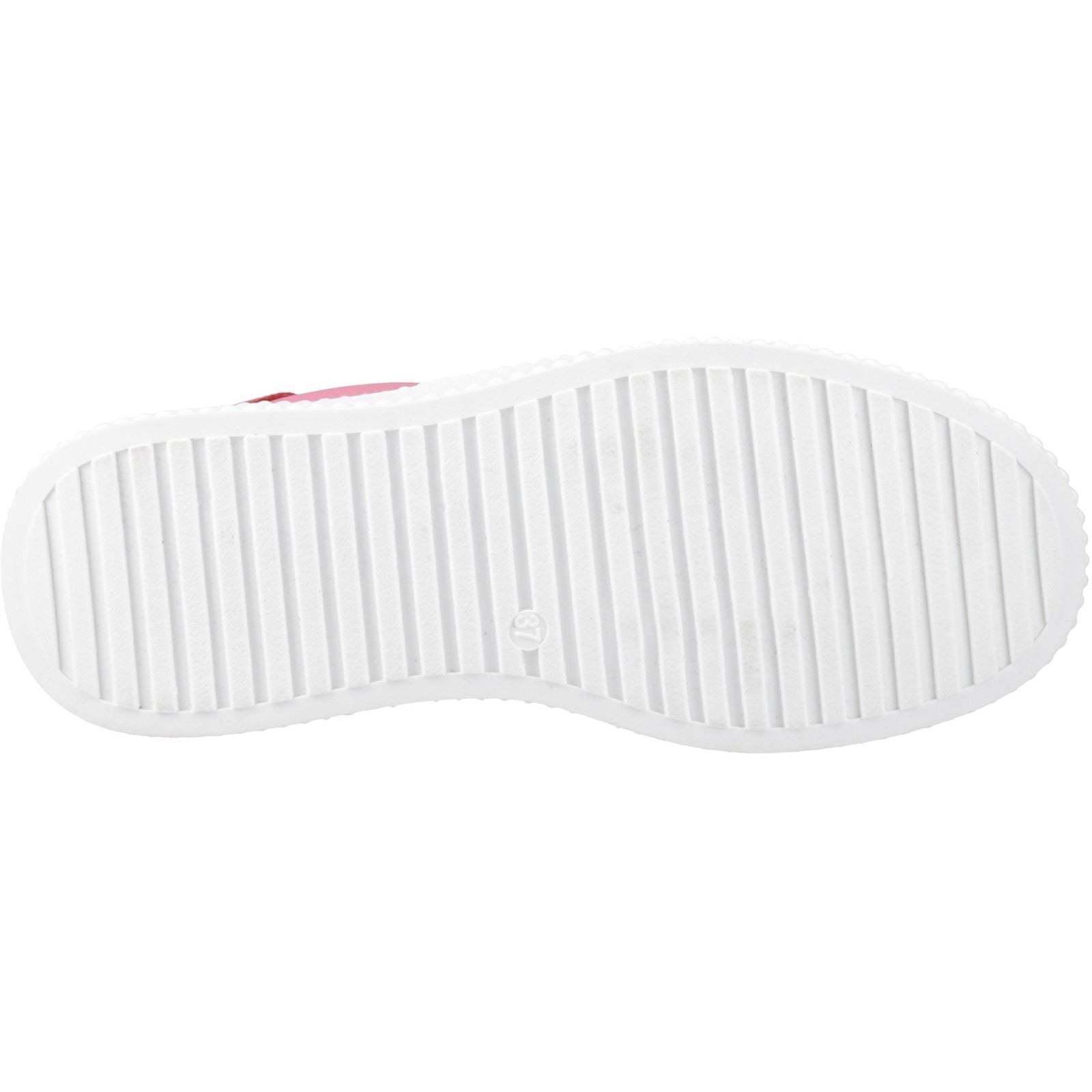 Hush Puppies Holly Damen Wildleder Sneaker In Fuchsia