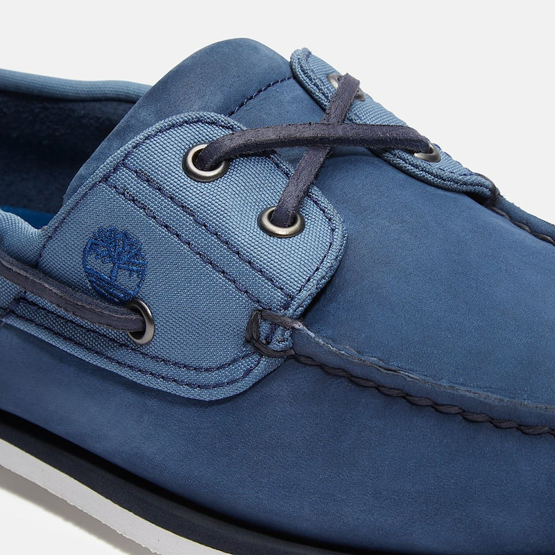 Timberland Classic 2 Eye Lederschuhe Für Herren In Blau Mit Schnürung