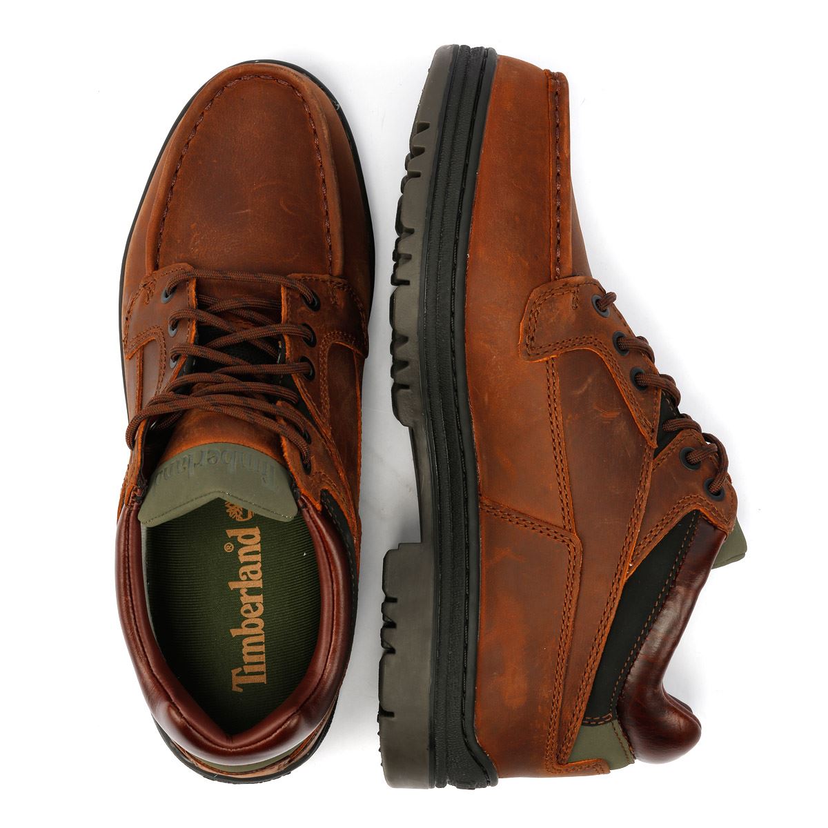 Timberland Heritage Low Lace Gore-Tex Braune Herrenstiefel Aus Leder