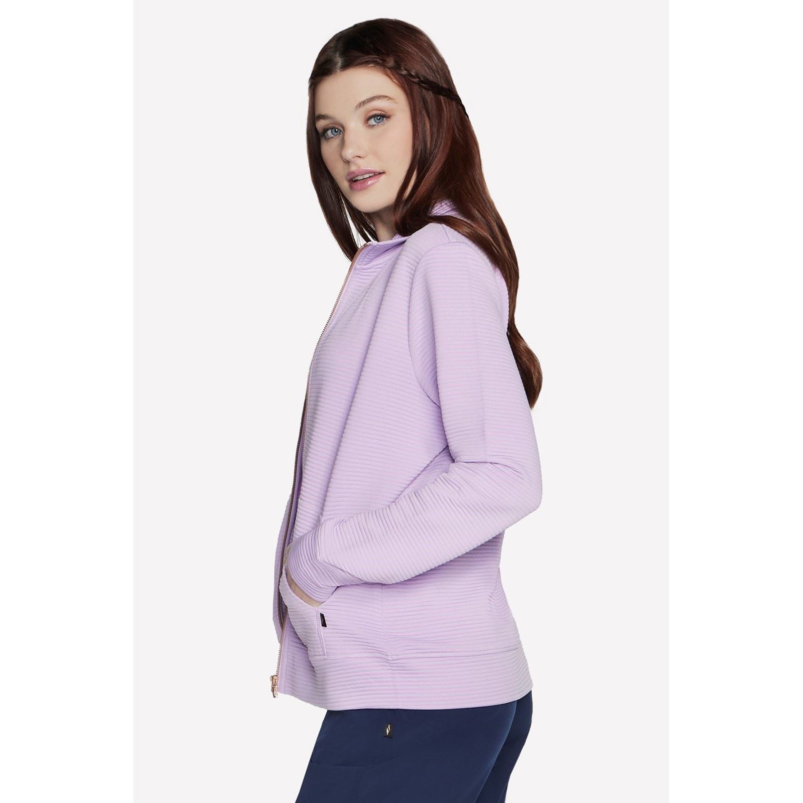 Skechers GO WALK Everywhere Damen Lila Jacke