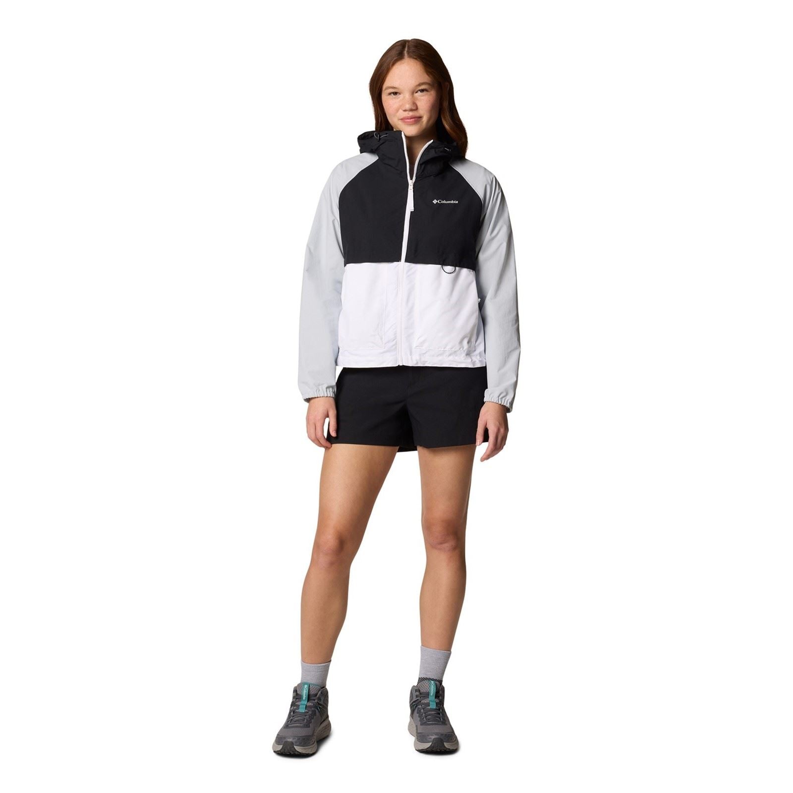 Columbia Spire Valley Damen Weiße Windbreaker-Jacken