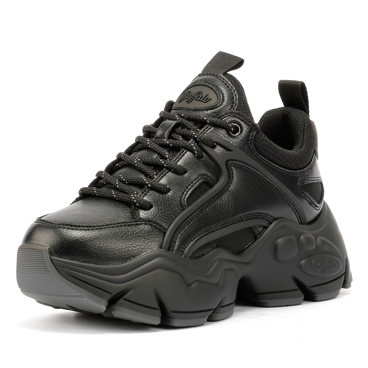Buffalo Binary C Damen Schwarze Farbe Turnschuhe