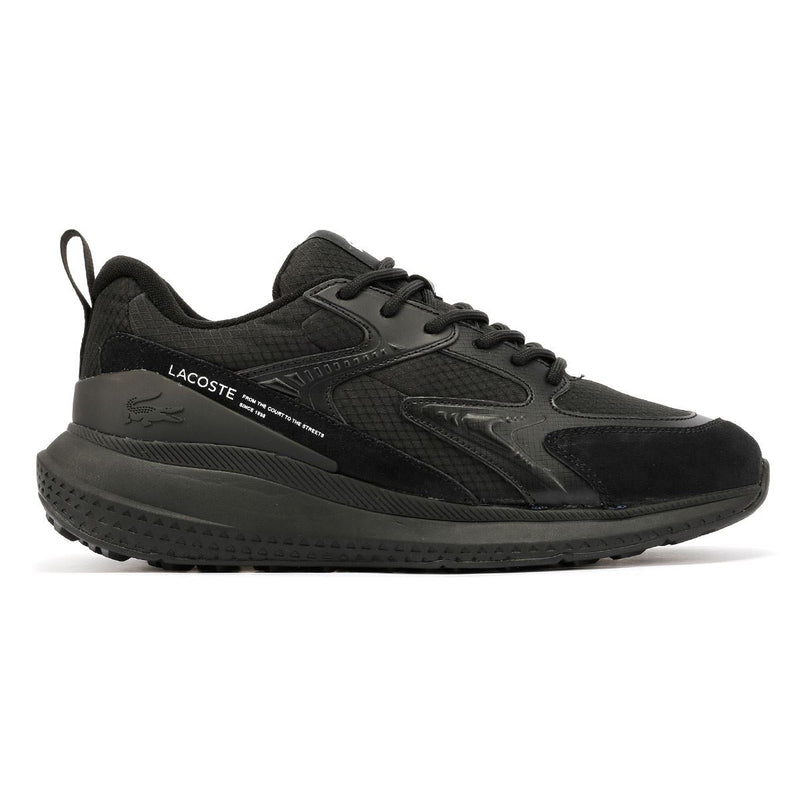 Lacoste L003 Evo Herren Schwarze Turnschuhe