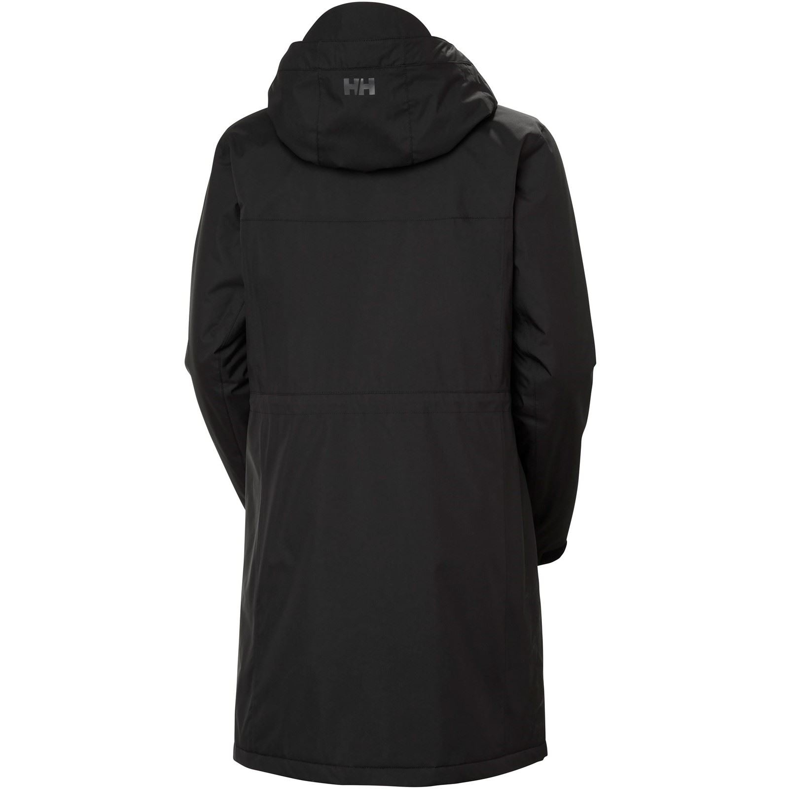 Helly Hansen Sport Westport Damen Schwarzer Gerader Mantel