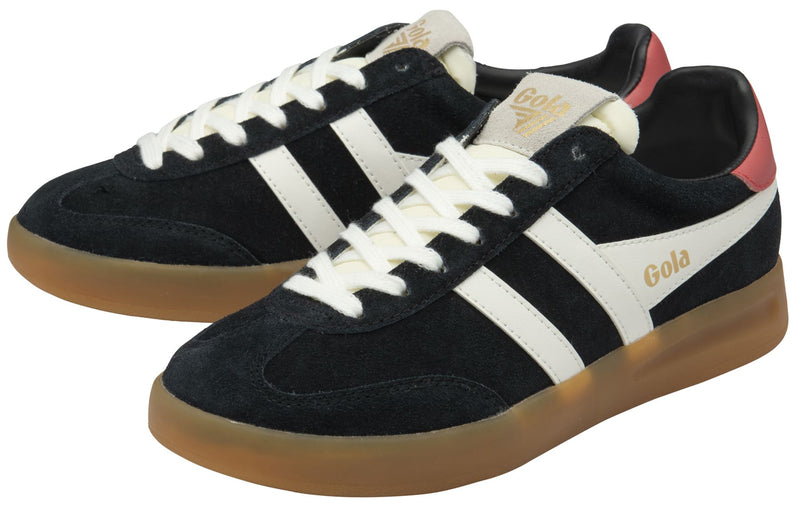 Gola Cyclone Wildleder Damen Schwarz Sneakers