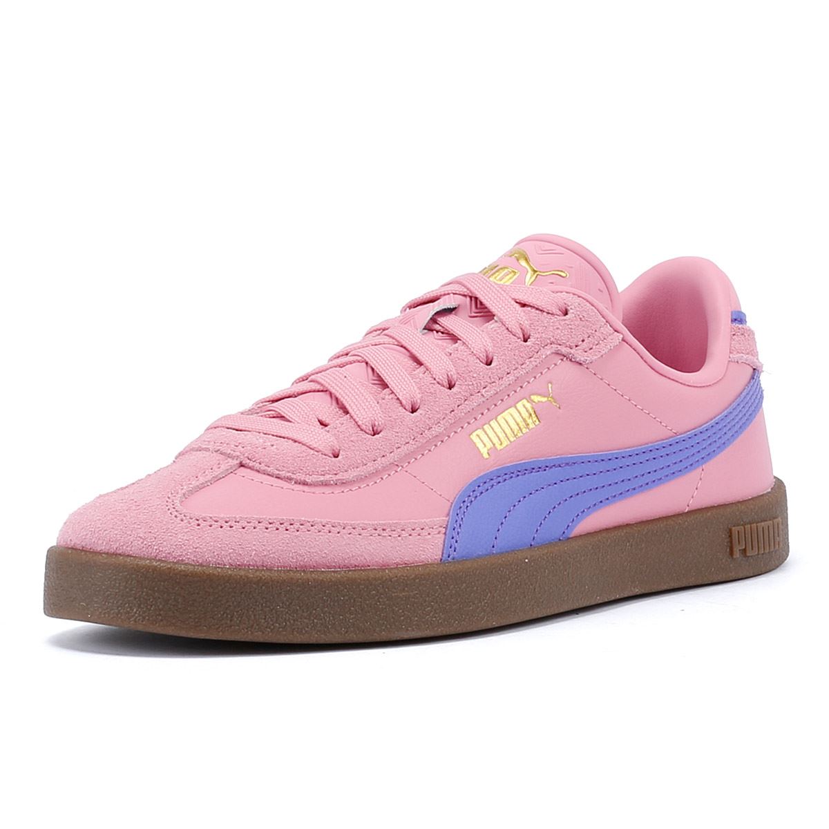 Puma Club II Era Damen Rosa/Lila Wildleder Turnschuhe