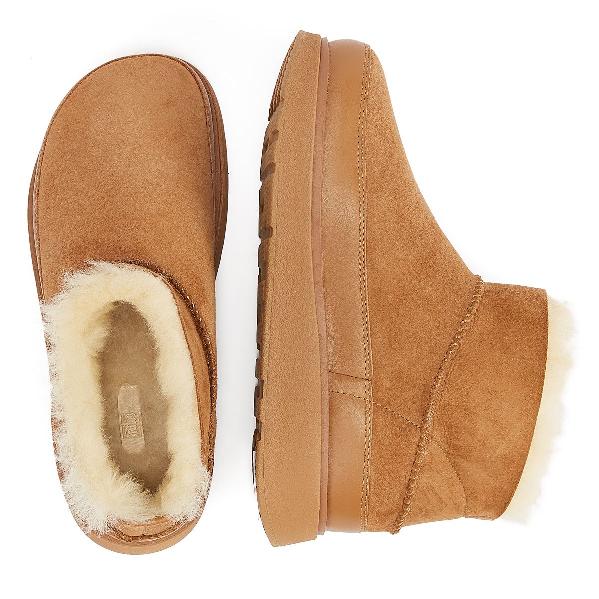 FitFlop Ultra Mini Damen Stiefeletten In Beige