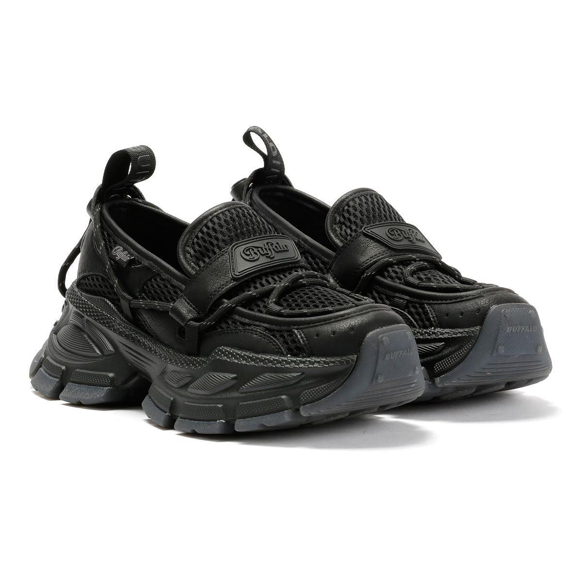 Buffalo Loafer TEC Damen Schwarze Loafer