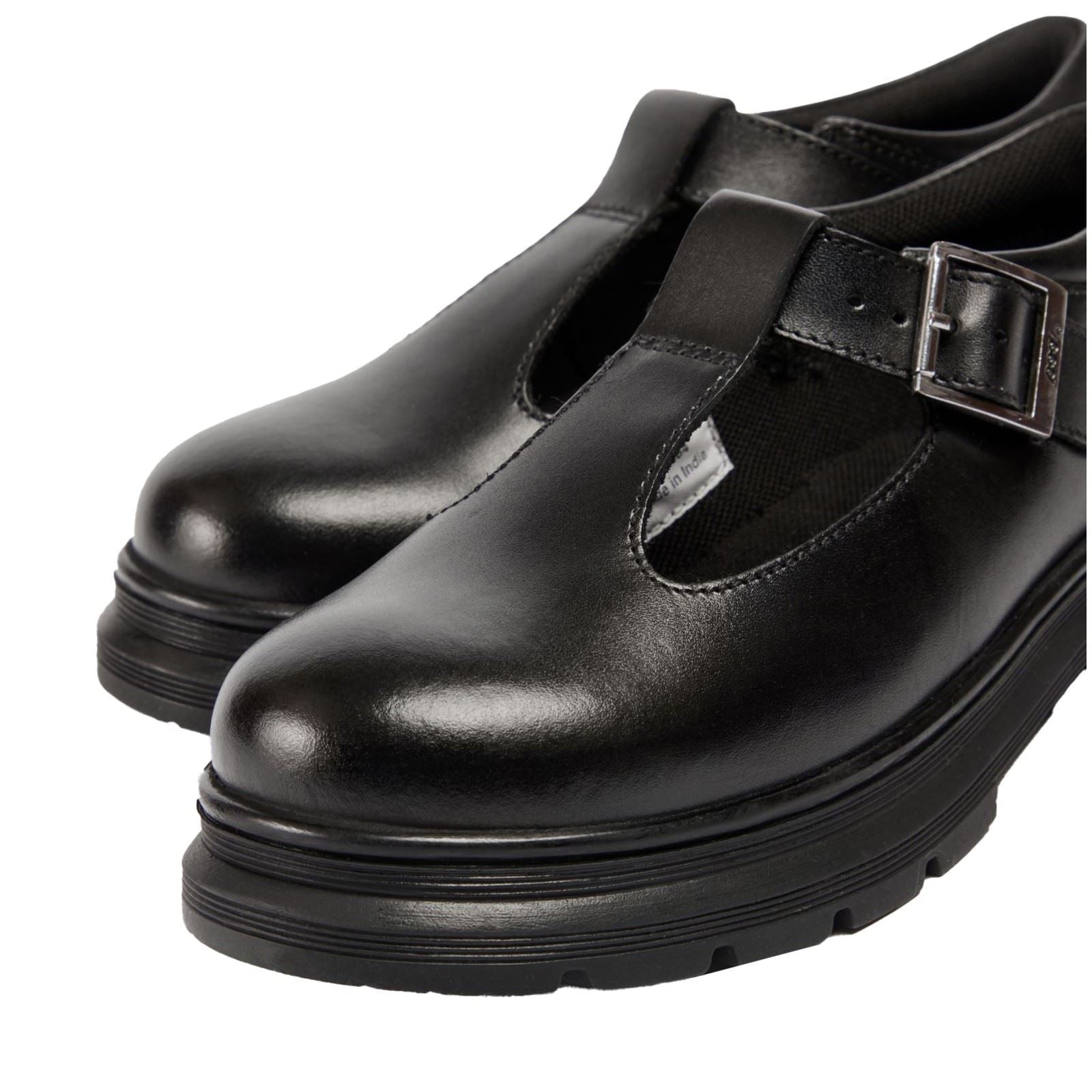 Pod Emilie Kunstleder Mädchenschwarze Slipper
