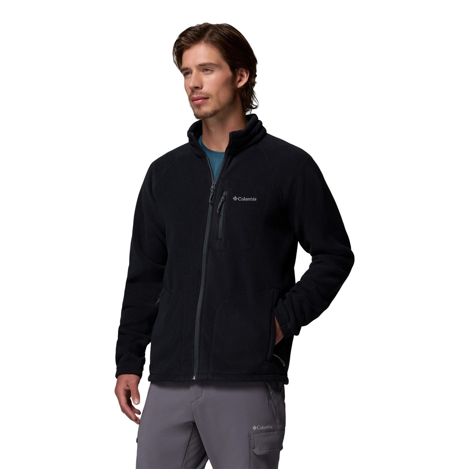 Columbia Fast Trek II Full Zip Herren Schwarze Farbe Fleecejacke