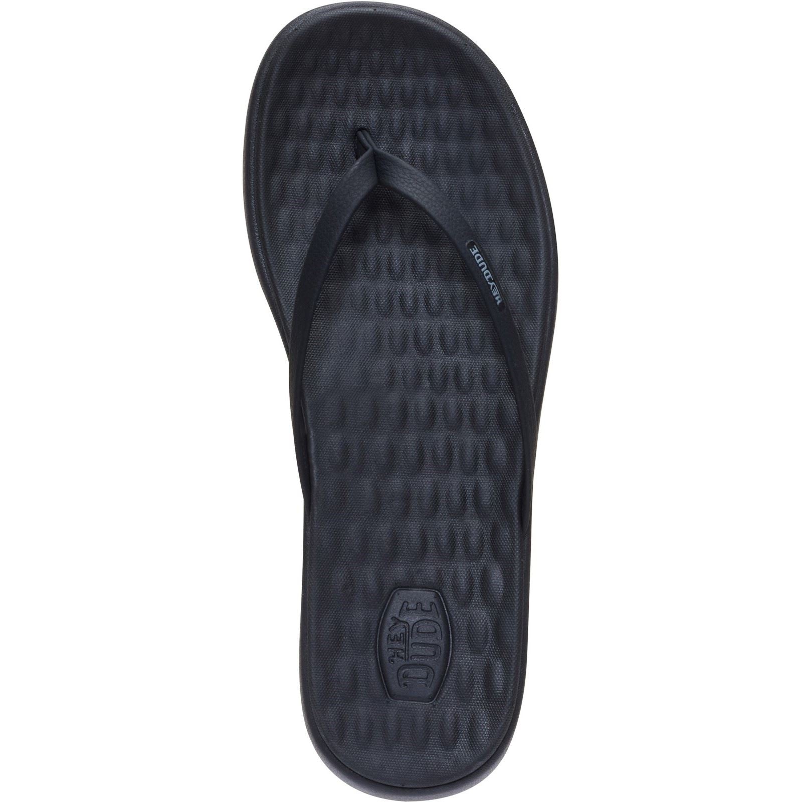 HEYDUDE Maui Breeze Polyurethan Damen Schwarz/Schwarz Sandalen
