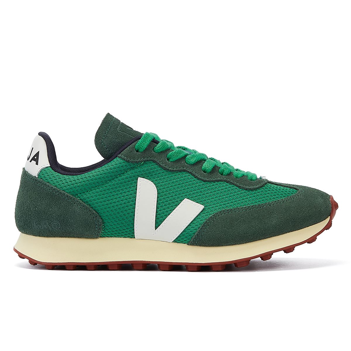 Veja Rio Branco Damen Emeraude/Weiß Sneakers