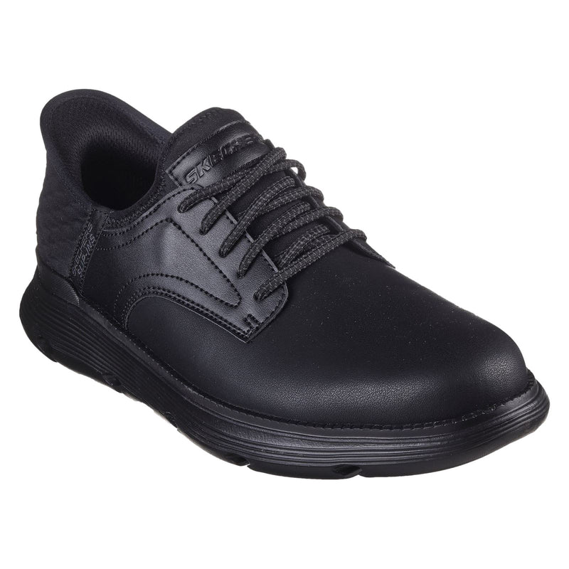 Skechers Garza - Gervin Schwarze Farbe Herren-Schnürschuhe Aus Leder