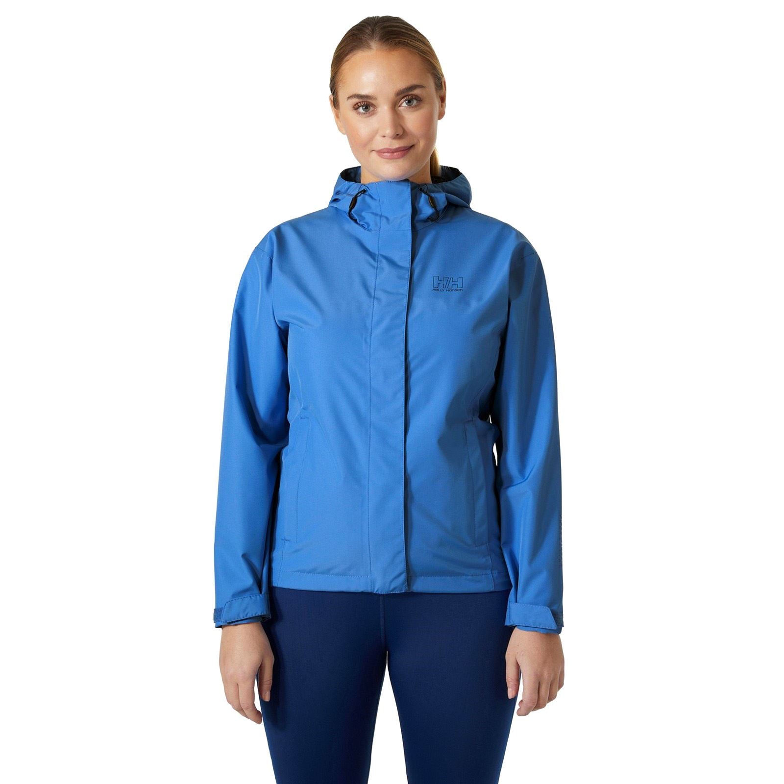 Helly Hansen Sport Seven J Damen Blaue Regenjacke