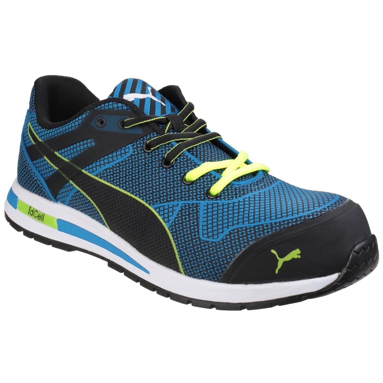 Puma Safety Blaze Strick Niedrig Textil Blau Sicherheitssneaker