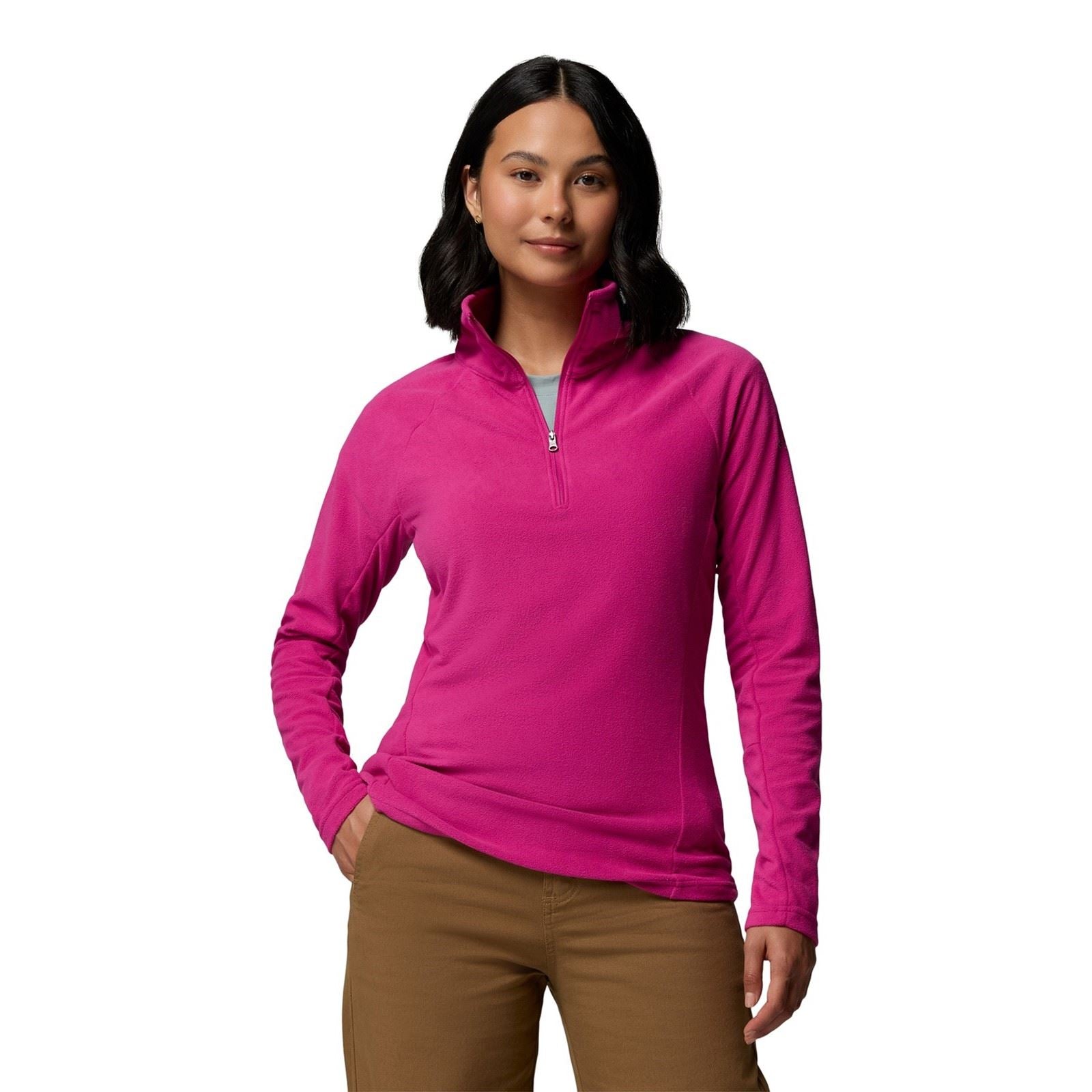 Columbia Glacial IV 1/2 Zip Damen Lila Fleecejacken
