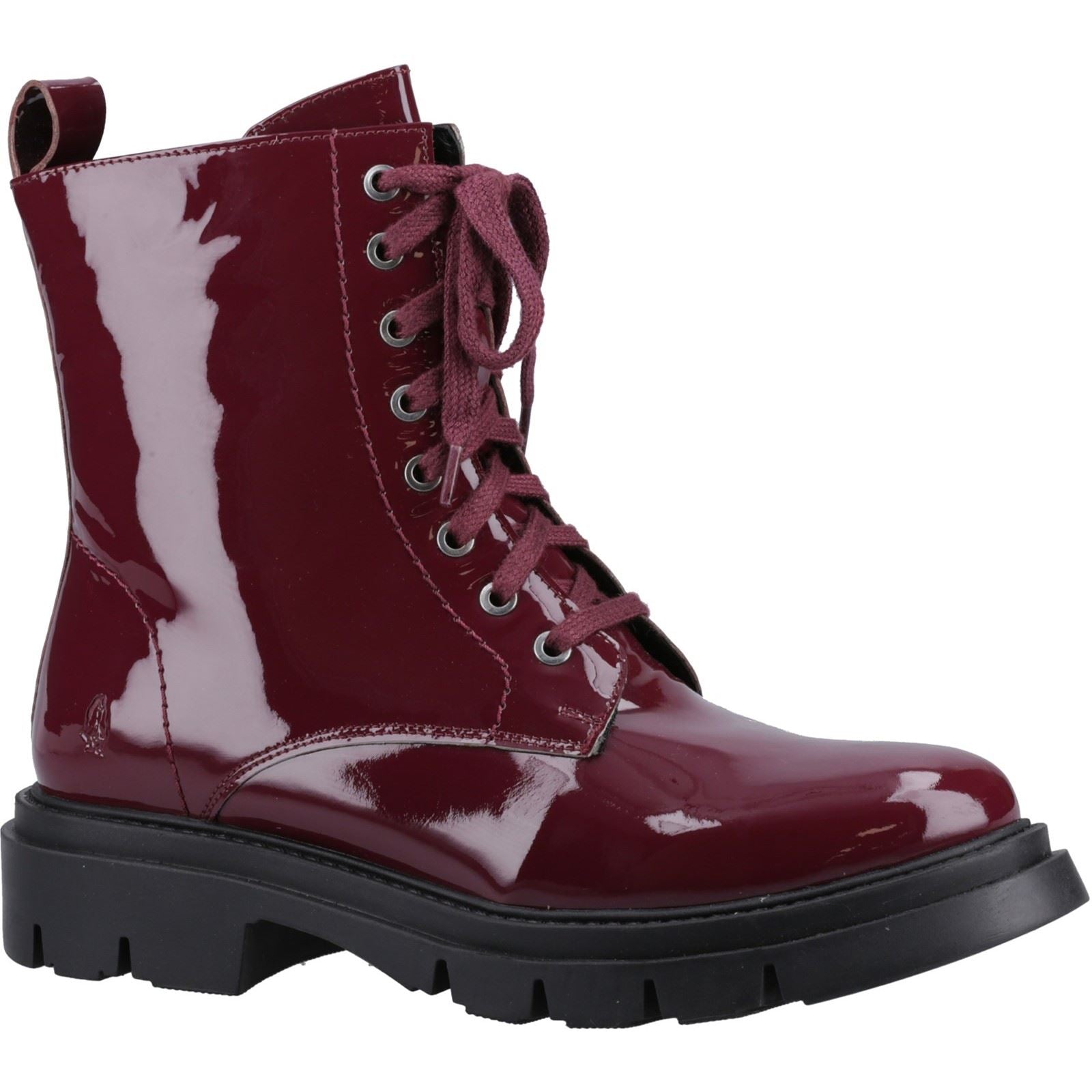 Hush Puppies Rhea Leder Damen Bordeaux Stiefel