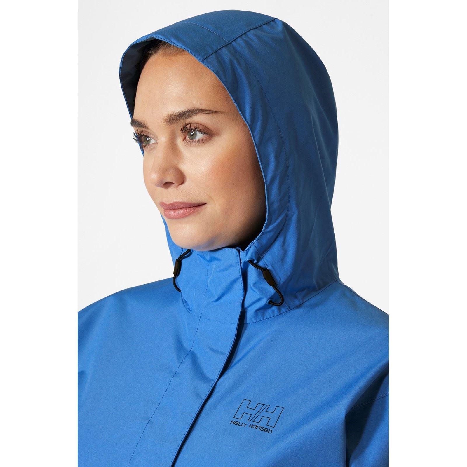 Helly Hansen Sport Seven J Damen Blaue Regenjacke
