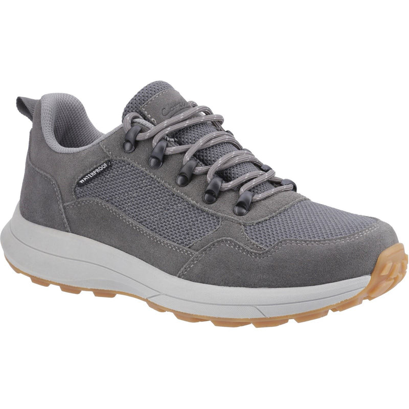 Cotswold Elmfield Wildleder Mesh Herren Turnschuhe In Grau