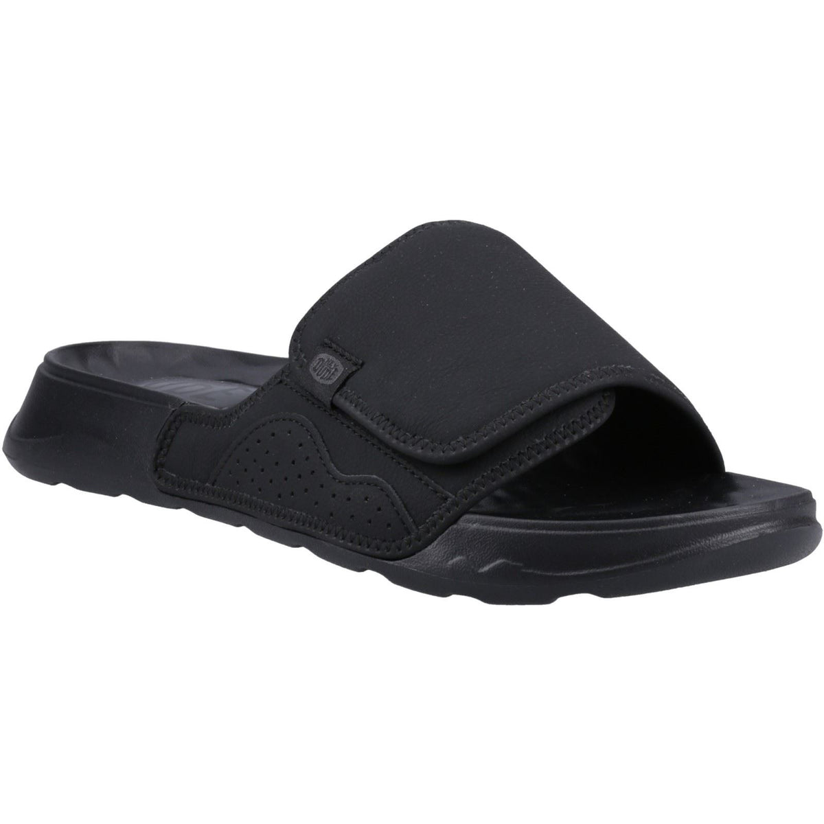HEYDUDE Shore Slide Classic Polyester Herren Schwarze Slides
