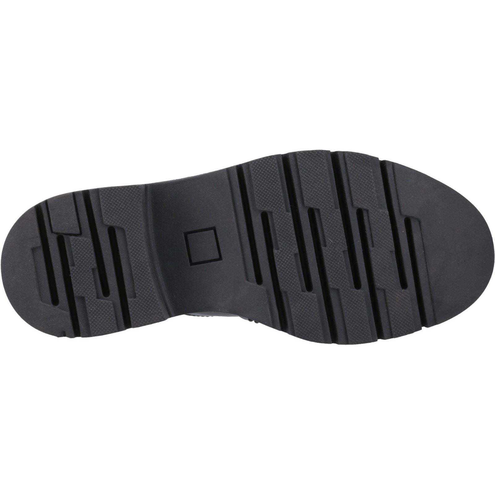 Hush Puppies Nicole Studded Damen Clogs Aus Schwarzem Leder