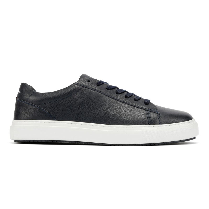 Ben Sherman Ace Cupsole  Herrenblaue Ledersneakers