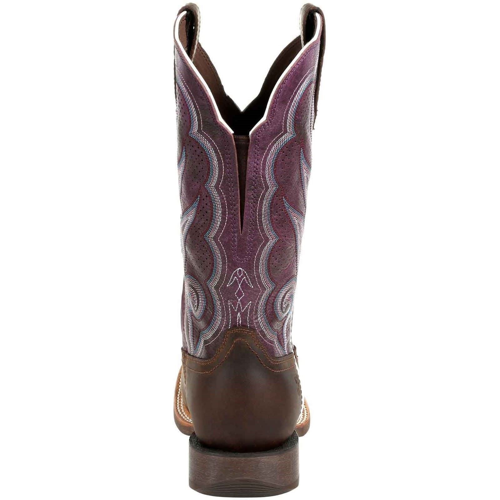 Durango Lady Rebel Pro Damenstiefel Aus Geöltem Braun/Pflaume Leder