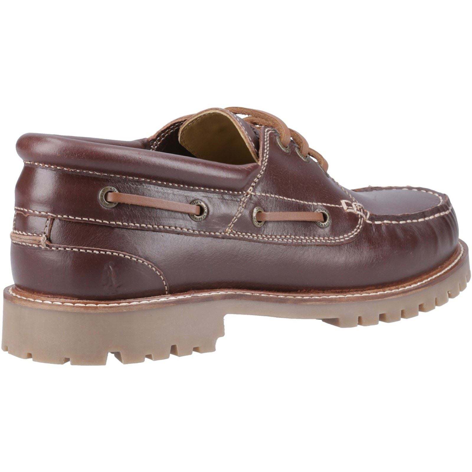 Hush Puppies Weston Herren Bootsschuhe Aus Braunem Leder