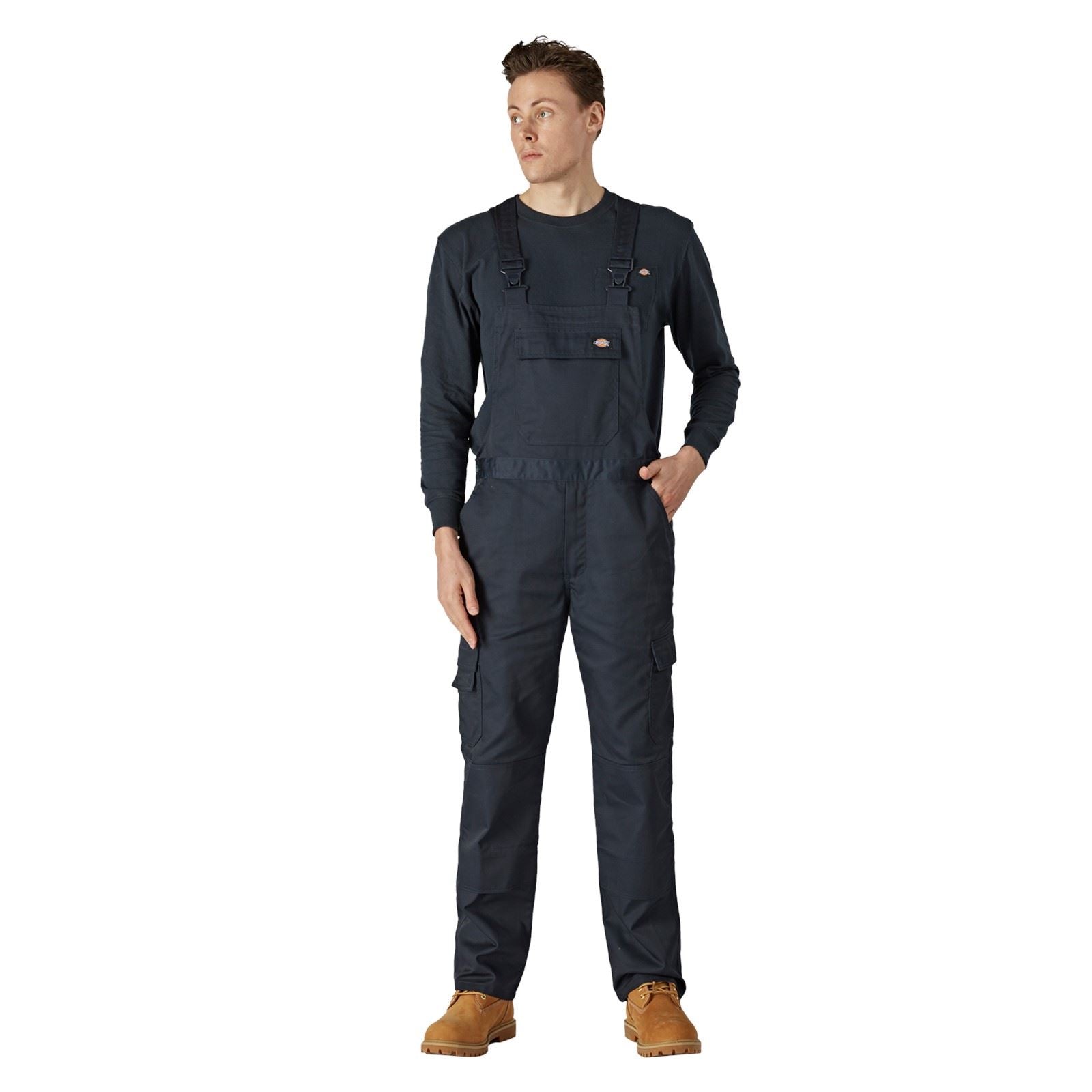 Dickies Everyday Bib and Brace Polyester Herren Blaue Arbeitsoverall